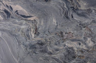 Patlama Mavisi - yumuşak mavi tonlarda doğal cilalanmış kalsit taşı levhası, mükemmel iç mekan, arkaplan veya diğer tasarım projeleri için doku.