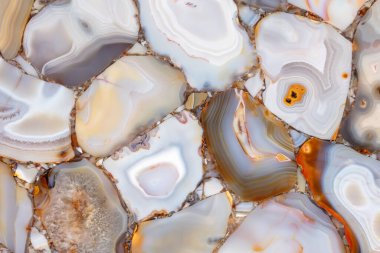 Doğal yarı değerli taşı açık renkli, iç tasarım için dokuya çevirir..