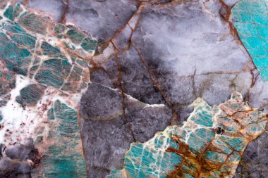 Amazonite kuartzite arkaplanı, eşsiz tasarım çalışmalarınız için şık renklerde. Yüksek çözünürlüklü yüksek kaliteli doku..