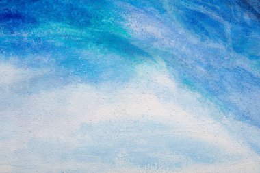 Nazik beyaz ve mavi renklerde yeni soyut resim arkaplanı.