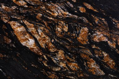 Yeni Siyah Magma granit dokusu, doğal tonda harika bir arka plan..