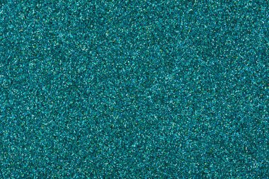 Tapılası turkuaz tonda ışıltılı doku, tatil havası için zarif arka planınız. Yüksek çözünürlüklü fotoğraf.
