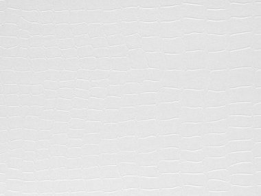 Bu resim, sürüngen derisini karmaşık bir şekilde taklit eden, zarif ve egzotik bir görsel deneyim sunan kabartmalı beyaz bir kağıt dokusunu sunar.