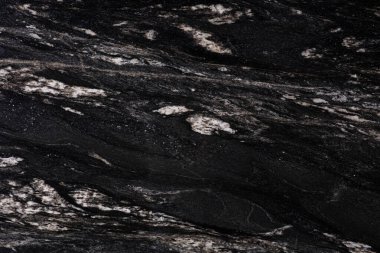 Zarif Kozmik Siyah - granit arka plan, yaratıcı iç işleriniz için klasik tonda levha dokusu fotoğrafı.