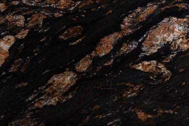 Doğal Kara Magma granit dokusu, koyu renkli yeni katı arkaplan.