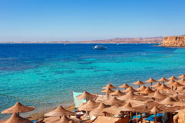 Yaz Sıcağında Sharm Sheikh Sina Mısır Asya Kızıl Deniz Kıyısında — Stok fotoğraf