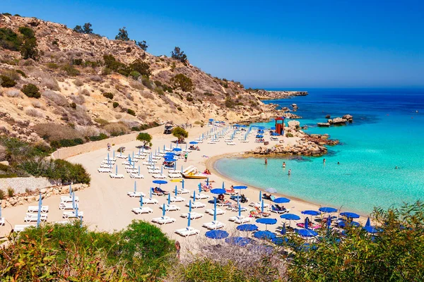 Gyönyörű Táj Közelében Nissi Beach Cavo Greco Ayia Napa Ciprus — Stock Fotó