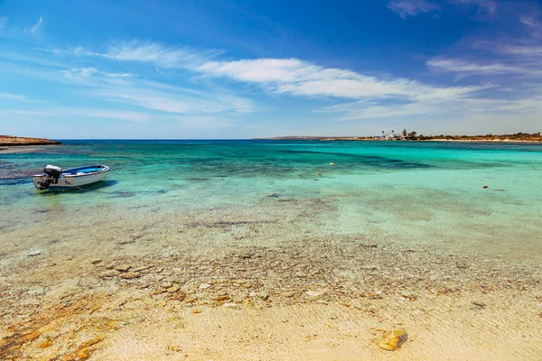 Piękny Krajobraz Pobliżu Cavo Greco Ayia Napa Cypr Wyspy Morza — Zdjęcie stockowe