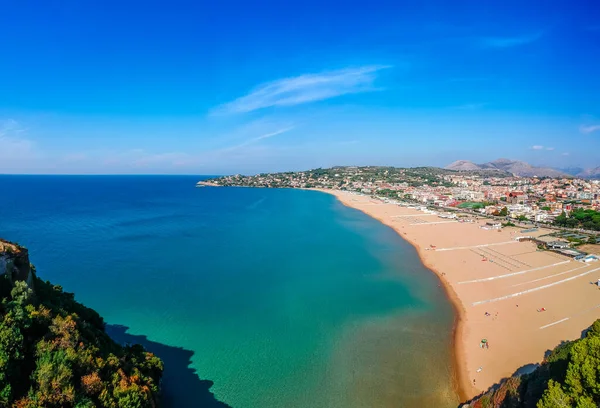 Panoramische Meereslandschaft Mit Gaeta Lazio Italien Malerische Historische Stadt Mit — Stockfoto
