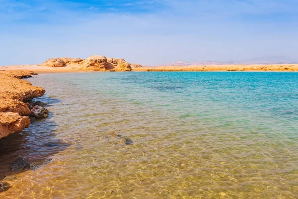 Red Sea Coast Shore Ras Mohammed National Park Famous Travel — Stock Photo, Image