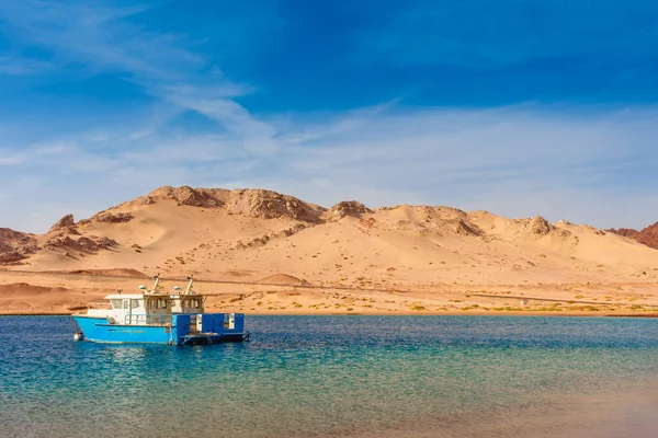 Kust Van Rode Zee Het Ras Mohammed National Park Beroemde — Stockfoto