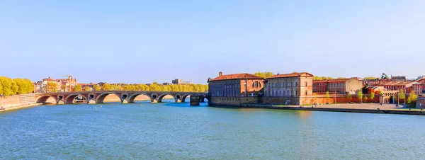 French Ancient Town Toulouse Garonne River Panoramic View Toulouse Capital — Stock Photo, Image