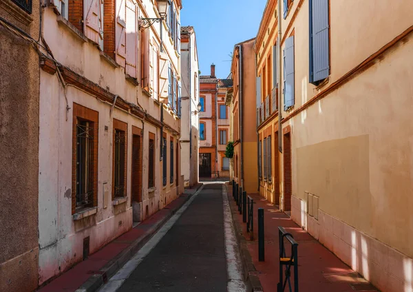 Calle Antigua Ciudad Francesa Toulouse Toulouse Capital Del Departamento Haute — Foto de Stock