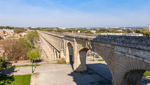 stock image Cityscape view of French historical city Montpellier in France, South Europe. Famous large city and tourist destionation.