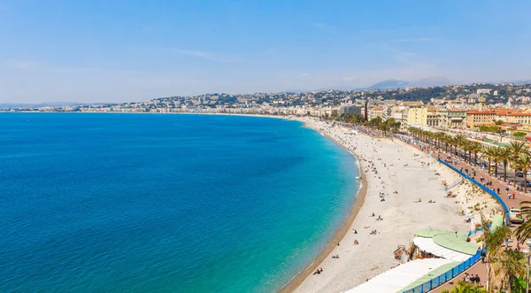 Landschap Panoramisch Uitzicht Nice Côte Azur Frankrijk Zuid Eur — Stockfoto