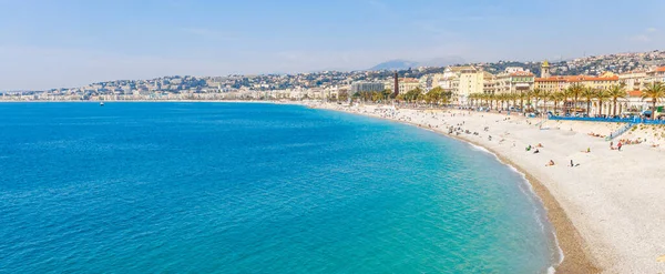 Landschap Panoramisch Uitzicht Nice Cote Azur Frankrijk Zuid Europa Prachtige — Stockfoto