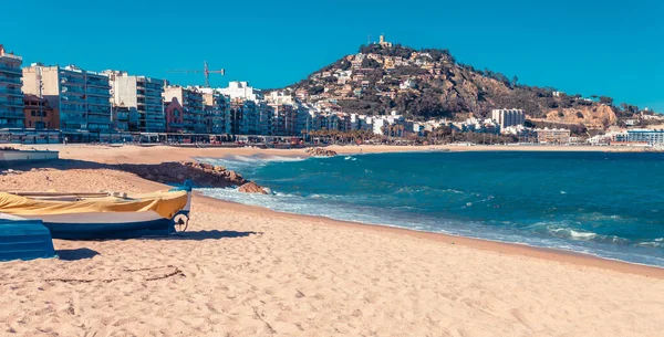 Blanes Deniz Manzara Katalonya Barselona Yakınlarındaki Spanya Güzel Koyda Güzel — Stok fotoğraf