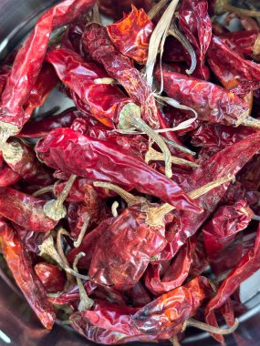 Kırmızı kırmızı kırmızı biber desenli arka plan. Kapat..