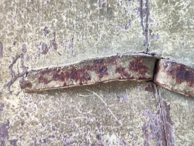 Renkleri ve dokuyu gösteren yıpranmış duvar yakın çekim görüntüsü