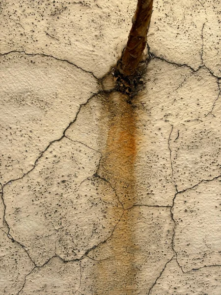 Renkleri ve dokuyu gösteren yıpranmış duvar yakın çekim görüntüsü