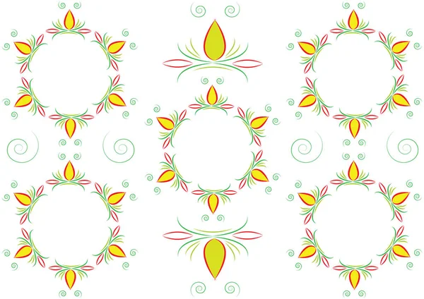 Seamless Ornamental Pattern Fabric Floral Design Vector Decorative Repeated Pattern — стоковый вектор