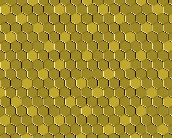 Ilustrasi Latar Belakang Dengan Pola Lilin Lebah Latar Belakang Krem — Stok Foto