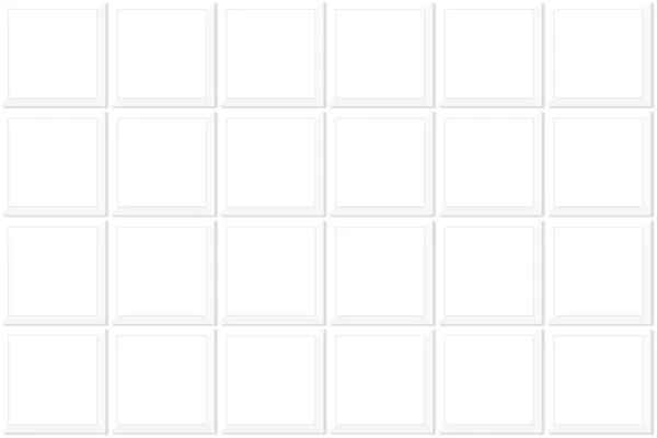 Bianco Sfondo Quadrato Carta Parati Quadrata Illustrazione Grafica Quadrati Regolari — Foto Stock