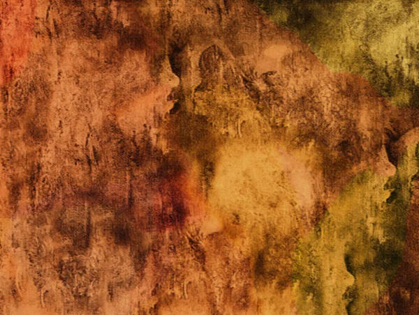 Illustrated background of old grunge wall texture. Abstract seasonal retro wallpaper, paper texture in autumn colors.