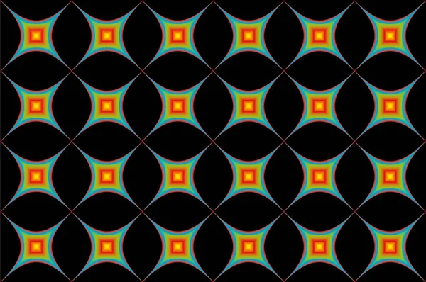 기하학적 모양을 추상적인 배경의 원활한 패턴입니다 추상적인 기하학적 원활한 패턴입니다 — 스톡 벡터