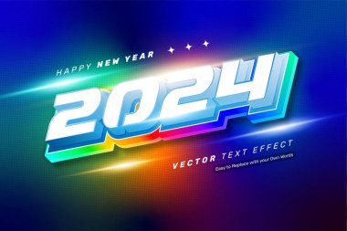 3B Gradyan Işık 2024 Metin Efekti