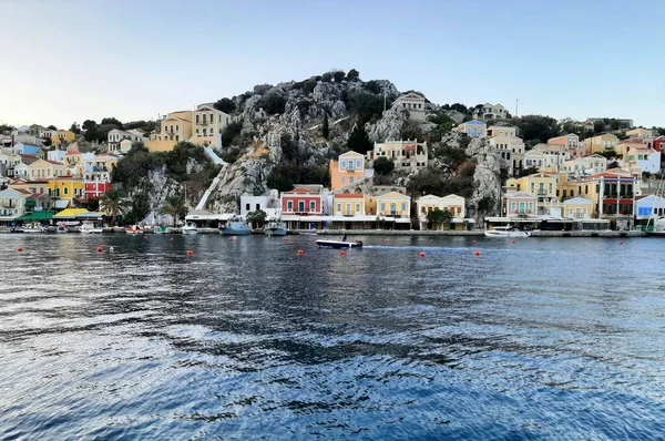 Νησί Symi Στην Ελλάδα Royalty Free Εικόνες Αρχείου