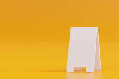 Boş uyarı. Zemin imzası yere, metin ekleyebilirsiniz, 3B görüntüleme.