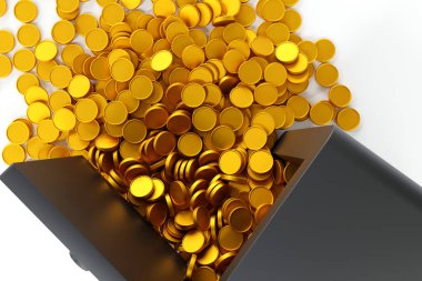 Altının döküldüğü çelik kasayı açmak, güvenlik bankasının kasası parayı korumak, 3D görüntüleme..