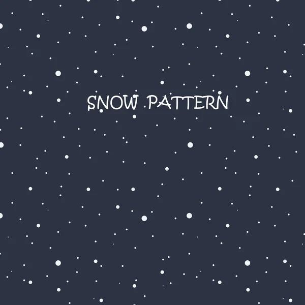 Abstraktní Vzor Vánočním Zimním Sněhem Krásný Prvek Pro Váš Nový — Stockový vektor