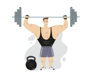 Vücut geliştirici ve formda. Spor salonundaki antrenman alışkanlıklarını güçlendirin. Kişisel antrenman. Spor salonundaki antrenman alışkanlıklarını güçlendir.