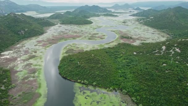 Imaginile Aeriene Surprind Vederea Uimitoare Curburii Râului Formă Potcoavă Pavlova — Videoclip de stoc