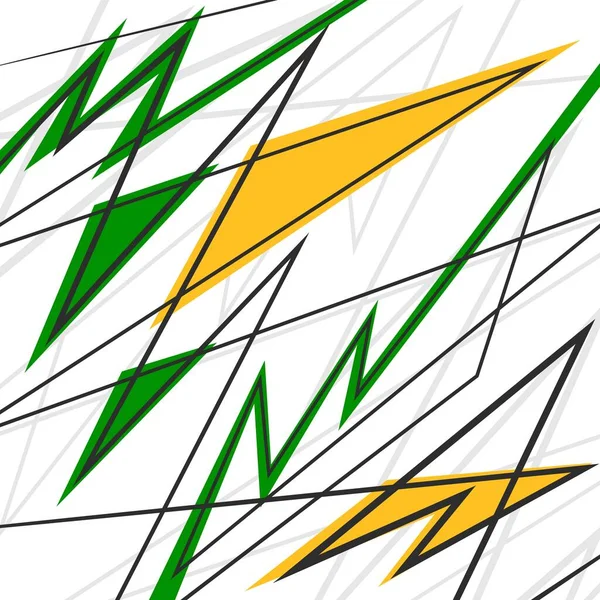 임의의 삼각형 불규칙 선으로 이루어진 추상적 — 스톡 벡터