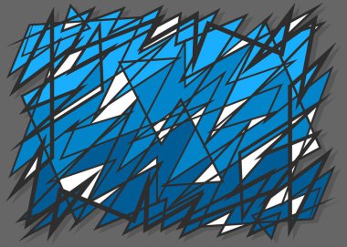 Renkli rastgele üçgen şablonu ve düzensiz satırı olan soyut arkaplan