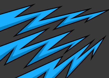 Çeşitli yıldırım desenli basit arkaplan