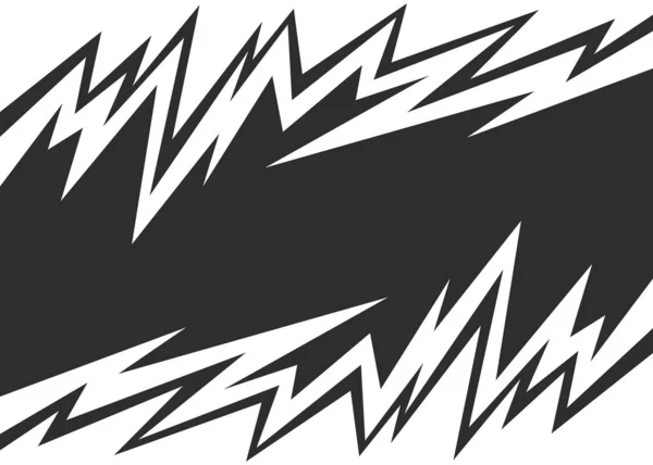 Абстрактный Черно Белый Фон Заостренным Рисунком Некоторой Площадью Пространства Копирования — стоковый вектор