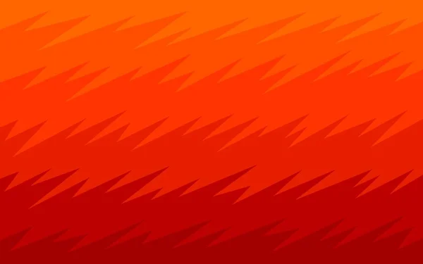 Minimalistischer Hintergrund Mit Orangefarbenem Farbverlauf Mit Gezacktem Zickzack Muster — Stockvektor