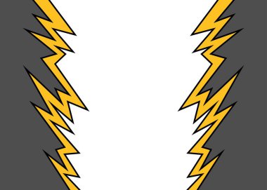 Sivri dikenli çizgi desenli basit çerçeve arkaplanı ve bazı kopyalama alanı ile