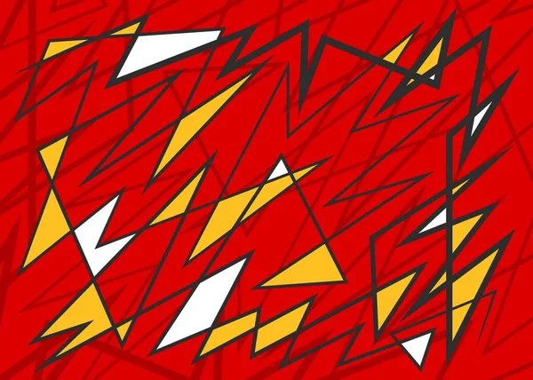 Fondo Abstracto Con Patrón Triángulo Aleatorio Colorido Línea Irregular — Archivo Imágenes Vectoriales