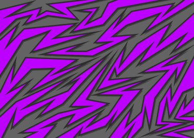 Çeşitli geometrik keskin ve ok desenli soyut bir arkaplan. Kusursuz keskinlik ve ok şekli