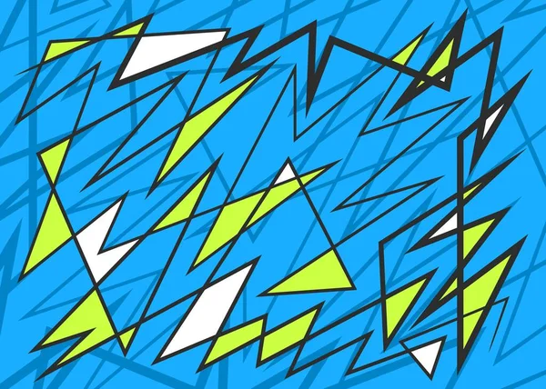 Fundo Abstrato Com Padrão Triangular Aleatório Colorido Linha Irregular — Vetor de Stock