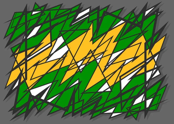 Fond Abstrait Avec Motif Triangle Aléatoire Coloré Ligne Irrégulière — Image vectorielle