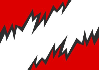 Sivri uçlu zigzag desenli ve bazı kopyalama alanı olan soyut arkaplan