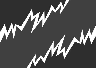 Sivri uçlu zigzag desenli ve bazı kopyalama alanı olan soyut arkaplan