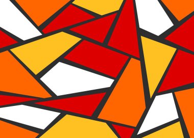 Renkli soyut geometrik desenli minimalist bir arka plan. Soyut iç duvar kağıdı