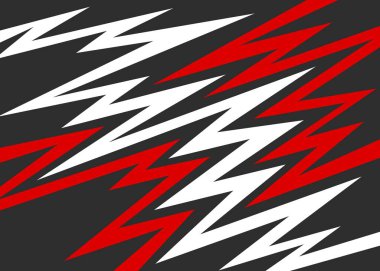 Abstract background with gradient zigzag line pattern